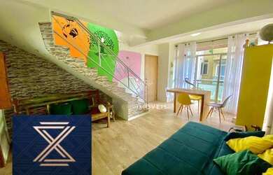 Imagem: O apartamento na cobertura possui 3 Dormitórios, 4 Banheiros