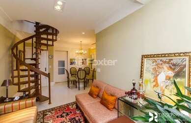 Imagem 6: Cobertura com belíssima vista para o Guaíba, para venda tem 159 metros quadrados com 2 qua