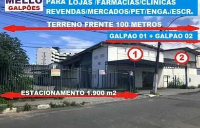 Imagem: O depósito possui 1.700m² de Área e está localizado em