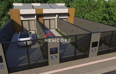 Imagem: A casa possui 2 Dormitórios, 1 Banheiro, 2 Vagas na garagem