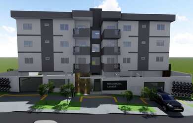 Imagem: O apartamento possui 2 Dormitórios, 1 Banheiro, 1 Vaga na garagem