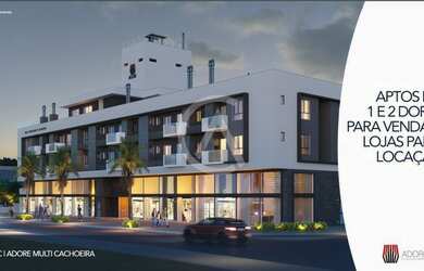 Imagem: O apartamento possui 1 Dormitório, 2 Banheiros, 1 Vaga na garagem