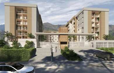 Imagem: O apartamento possui 2 Dormitórios, 1 Banheiro, 1 Vaga na garagem