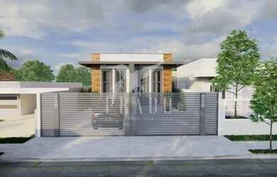 Imagem: A casa possui 3 Dormitórios, 2 Banheiros, 2 Vagas na garagem