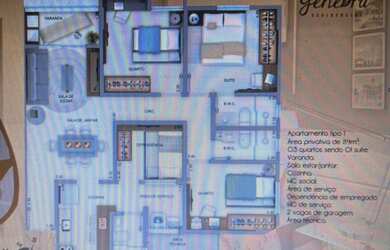 Imagem 3: 3 Quartos 1 suite com closet mobiliado