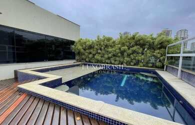 Imagem: O apartamento na cobertura possui 4 Dormitórios, 5 Banheiros