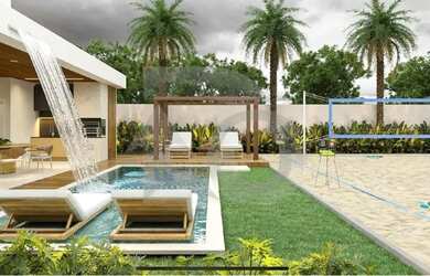 Imagem: A casa em condomínio possui 4 Dormitórios, 5 Banheiros, 2