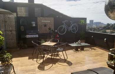 Imagem: O apartamento na cobertura possui 3 Dormitórios, 3 Banheiros