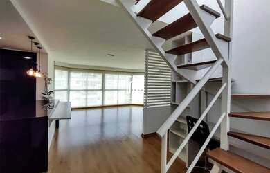 Imagem: O apartamento na cobertura possui 2 Dormitórios, 3 Banheiros