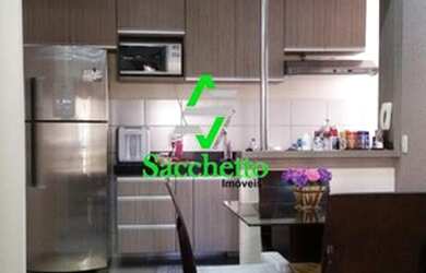 Imagem: O apartamento possui 3 Dormitórios, 1 Banheiro, 1 Vaga na garagem