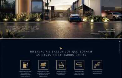 Imagem: A casa em condomínio possui 4 Dormitórios, 5 Banheiros, 3