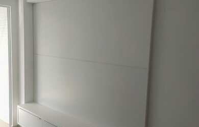 Imagem: A kitnet possui 1 Dormitório, 1 Banheiro, 1 Vaga na garagem