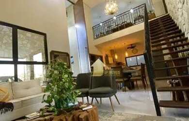 Imagem: A casa em condomínio possui 4 Dormitórios, 5 Banheiros, 4