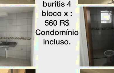 Imagem: O apartamento possui 2 Dormitórios, 1 Banheiro, 1 Vaga na garagem