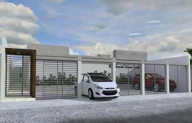 Imagem: A casa possui 2 Dormitórios, 1 Banheiro, 1 Vaga na garagem