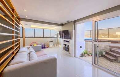 Imagem: O apartamento na cobertura possui 2 Dormitórios, 3 Banheiros