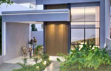 Imagem: A casa possui 3 Dormitórios, 2 Banheiros, 2 Vagas na garagem