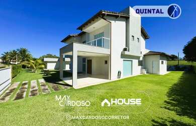 Imagem: A casa em condomínio possui 5 Dormitórios, 5 Banheiros, 5