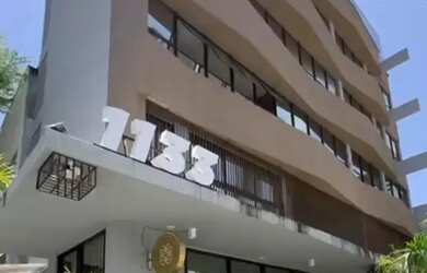 Imagem: O apartamento possui 1 Dormitório, 1 Banheiro, 1 Vaga na garagem