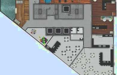 Imagem 4: Apartamento Moderno 1 Dormitório 1 Banheiro Lazer Completo