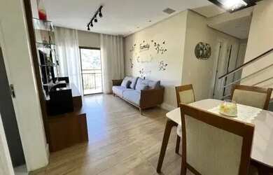 Imagem: O apartamento na cobertura possui 3 Dormitórios, 3 Banheiros