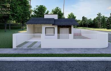 Imagem: A casa possui 2 Dormitórios, 2 Banheiros, 1 Vaga na garagem