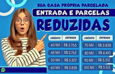 Imagem: A casa possui 2 Dormitórios, 2 Banheiros, 1 Vaga na garagem