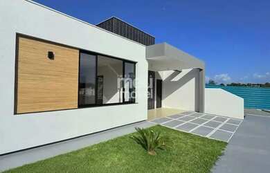 Imagem: A casa em condomínio possui 3 Dormitórios, 2 Banheiros, 77m²