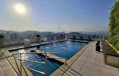 Imagem: O apartamento possui 1 Dormitório, 2 Banheiros, 1 Vaga na garagem