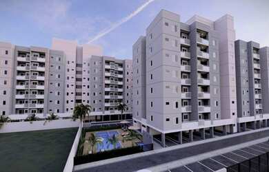 Imagem: O apartamento possui 2 Dormitórios, 1 Banheiro, 1 Vaga na garagem