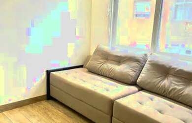 Imagem: O apartamento possui 1 Dormitório, 1 Banheiro, 1 Vaga na garagem