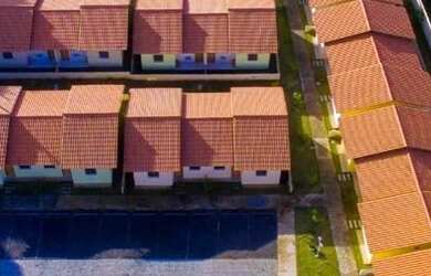 Imagem: A casa em condomínio possui 2 Dormitórios, 1 Banheiro, 1 Vaga