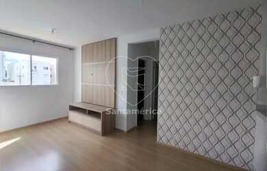 Imagem: O apartamento possui 2 Dormitórios, 1 Banheiro, 1 Vaga na garagem