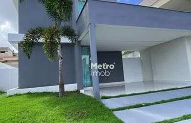 Imagem: A casa em condomínio possui 4 Dormitórios, 4 Banheiros, 3