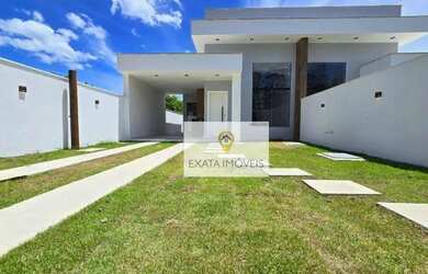 Imagem: A casa possui 3 Dormitórios, 2 Banheiros, 2 Vagas na garagem