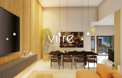 Imagem: A casa possui 3 Dormitórios, 4 Banheiros, 2 Vagas na garagem