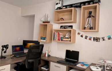 Imagem: O apartamento possui 2 Dormitórios, 2 Banheiros, 1 Vaga na