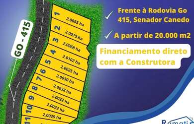 Imagem: O terreno possui 20.000m² de Área e está localizado em Senador