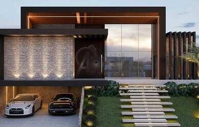 Imagem: A casa em condomínio possui 4 Dormitórios, 3 Banheiros, 2