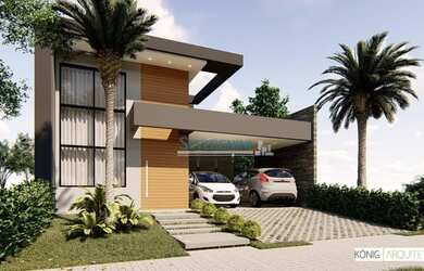 Imagem: A casa em condomínio possui 3 Dormitórios, 2 Banheiros, 2