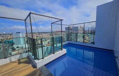 Imagem: O apartamento na cobertura possui 4 Dormitórios, 5 Banheiros