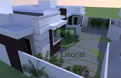 Imagem: A casa possui 3 Dormitórios, 2 Banheiros, 1 Vaga na garagem