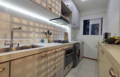 Imagem: O apartamento possui 2 Dormitórios, 1 Banheiro, 59m² de Área