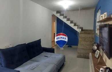 Imagem: A casa possui 3 Dormitórios, 2 Banheiros, 1 Vaga na garagem