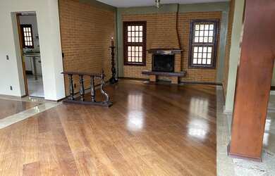 Imagem 15: Casa no Butantã. Churrasqueira, Varanda, Área de serviçoeLareira