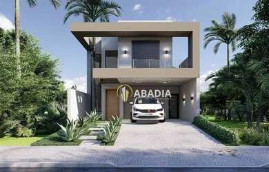 Imagem: A casa em condomínio à venda possui 3 Dormitórios, 4 Banheiros