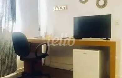 Imagem: O studio possui 1 Dormitório, 1 Banheiro, 1 Vaga na garagem