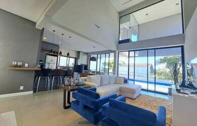 Imagem 9: Casa no Cond. Ariribá Moderna 3 dorms 279m² com piscina