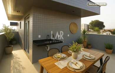 Imagem: O apartamento na cobertura possui 3 Dormitórios, 2 Banheiros