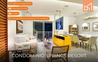 Imagem: O apartamento na cobertura possui 3 Dormitórios, 4 Banheiros